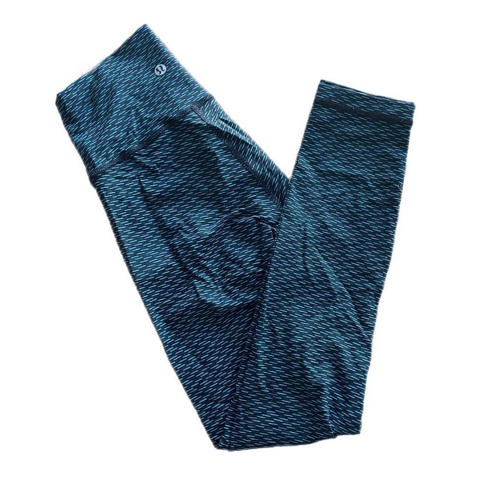 Lululemon Jacquard Black Indian Ocean Legging